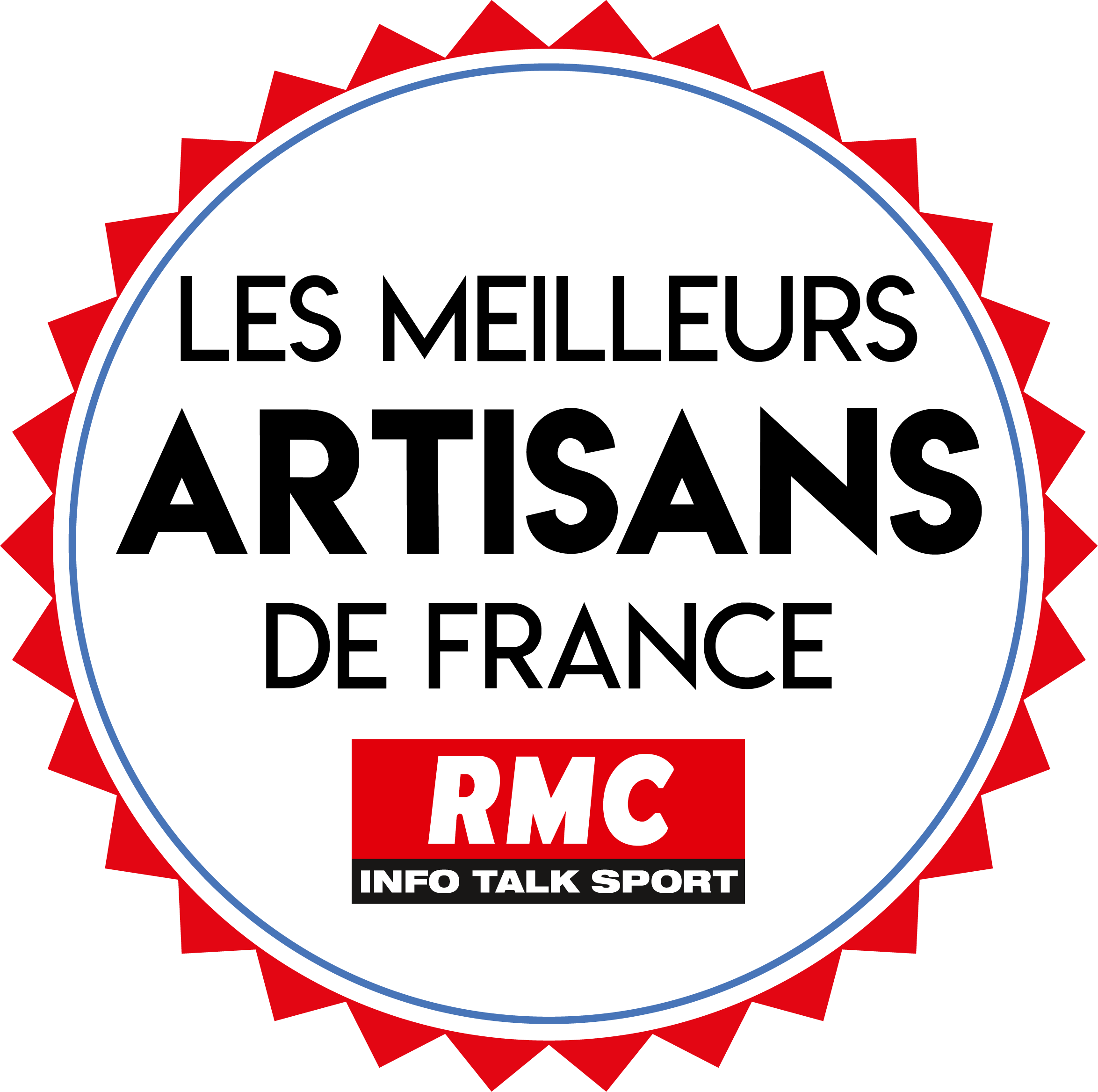 Logotype du meilleur artisan de France sur BFMTV